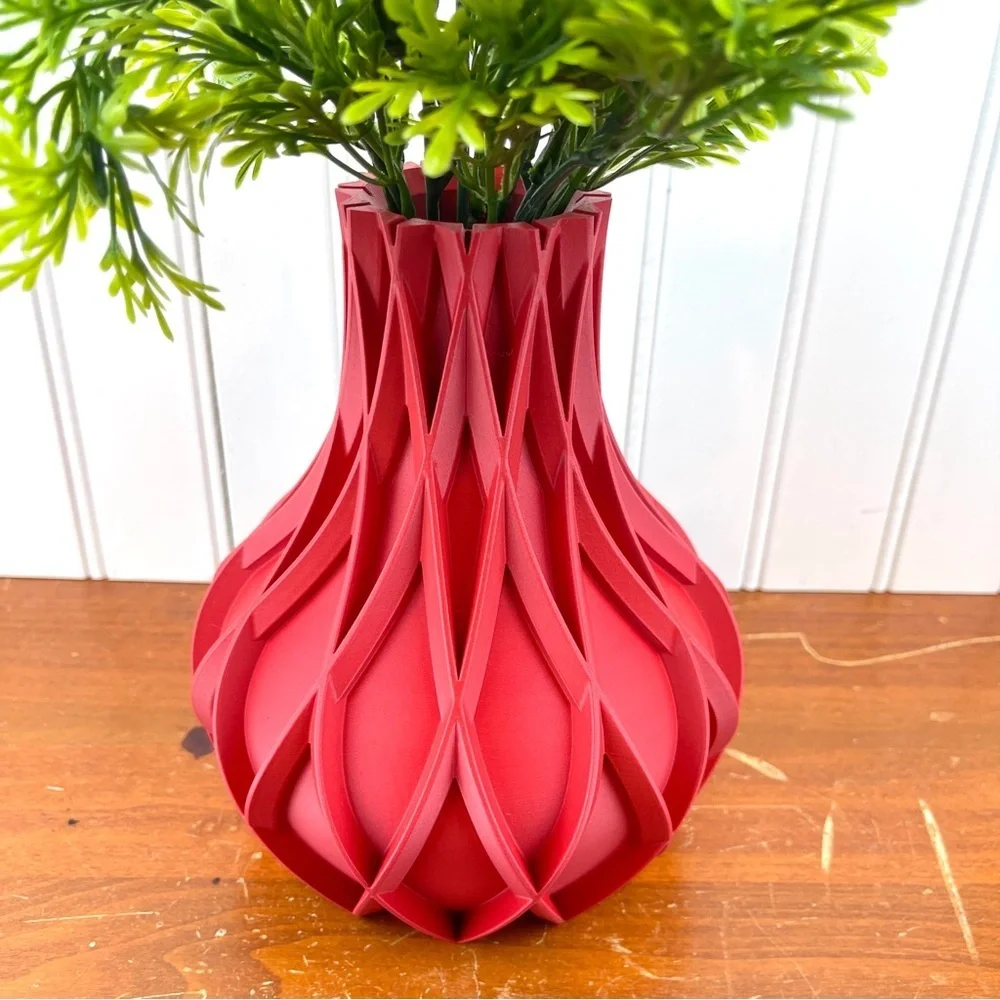 Modern Vase, The Avoi Vase, Flower Vase, Bookshelf Table Decor